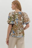 Fall me Floral Top