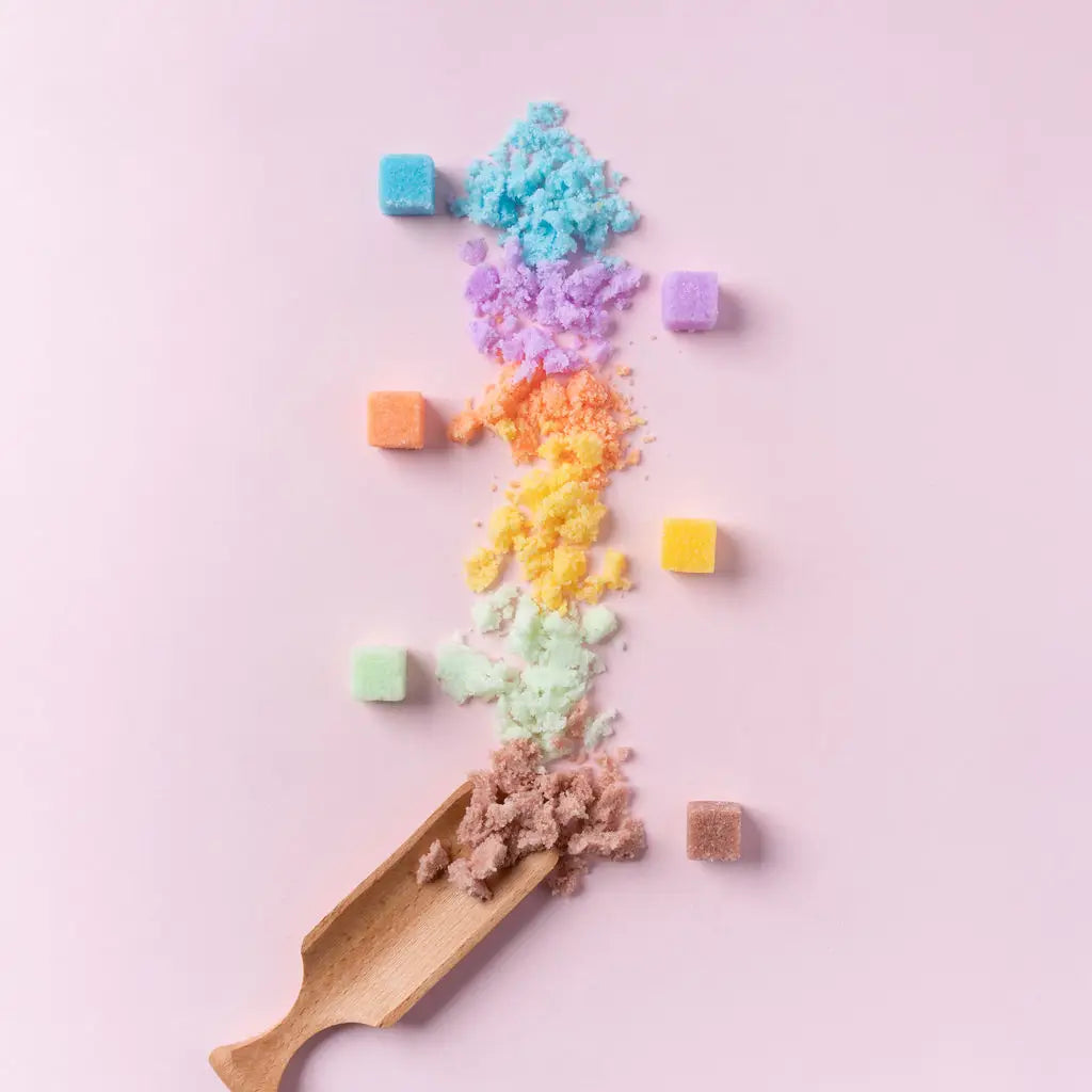 CANDY CUBE SCRUB SET