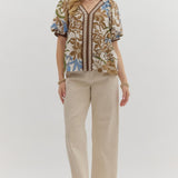 Fall me Floral Top