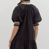 Color-Band Mini Dress