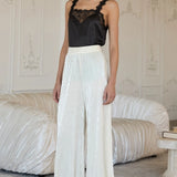 Pleated Metallic Pants