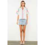 Vacay Puff Sleeve Top