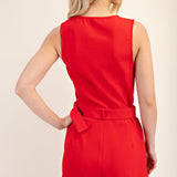 Sleveless V-Neck Romper