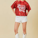 Sequin Gameday Top