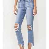 High Rise Kick Flare Jeans