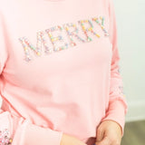 Merry Me Pink Sweater