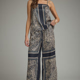 Abstract Zebra Drawstring Pant