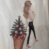 Boujie Holiday Girl Sweater
