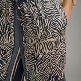 Abstract Zebra Drawstring Pant