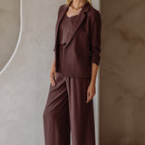 Chic Shirred Blazer