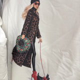 Boujie leopard Girl Sweater