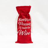 Keep the Gifts Wine Bag