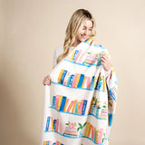 Book Shelfie Plush Blanket