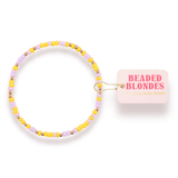 Lilac & Yellow Sprinkle Bracelet