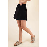 Black Modal Skort
