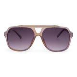 DAX Astrid Oversized Aviator Sunglasses Purple