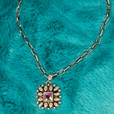 Concho Stud Necklace