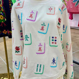 Mahj Sequin Crewneck