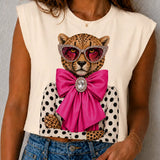 Boujie Leopard Box Tank Top