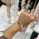 Gig 'Em Bubble Bracelet