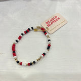 Red White & Black Bracelet