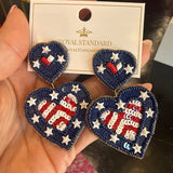 Americas Heart Earrings