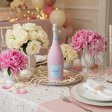 Pink Pearls Prosecco Bottle Wraps