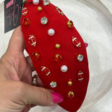 Pearl Rhinestone Gameday Headband