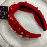 Pearl Rhinestone Gameday Headband