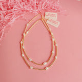 Pearl Poppi Necklace 18”