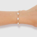 Dainty Ellie Pearl Bracelet