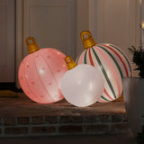 Holiday Light Up Inflatable Ornaments