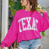 Oversize Texas Graphic Crewneck