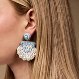 Seashell Beaded Earrings