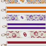 Floral College Purse Strap