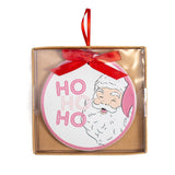 Ho Ho Ho Santa Ornament