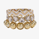 Pearly Love Bracelet Stack