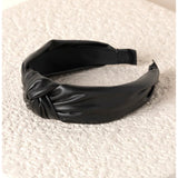 KNOTTED LEATHER HEADBAND