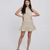 Out of Office Linen Dress