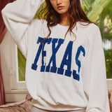 Oversize Texas Graphic Crewneck