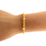 Yellow  Pearl Bracelet