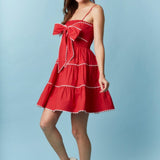 Ric Rack Bow Mini Dress