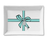 Blue Bow Tray