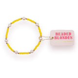 Yellow  Pearl Bracelet