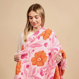 Cozy Dreams Luxe Poppin Petals Blanket