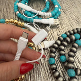 Beaded Phone Chargers