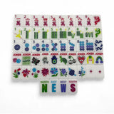 Lucky Charms Bright White Mahjong Tiles