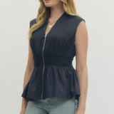 Cinch Navy Top