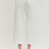 Spring White Stretchy Pant