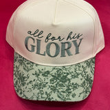 All for His Glory Embroidered Hat